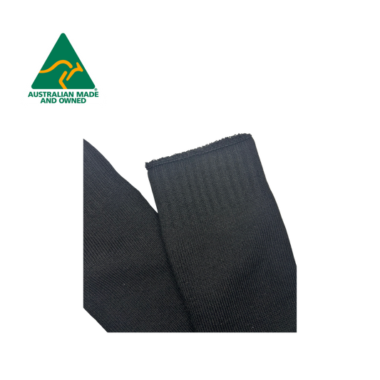 Loose topped bambo work socks that are made in australia. Comfort, durability a good sock for any work boot
