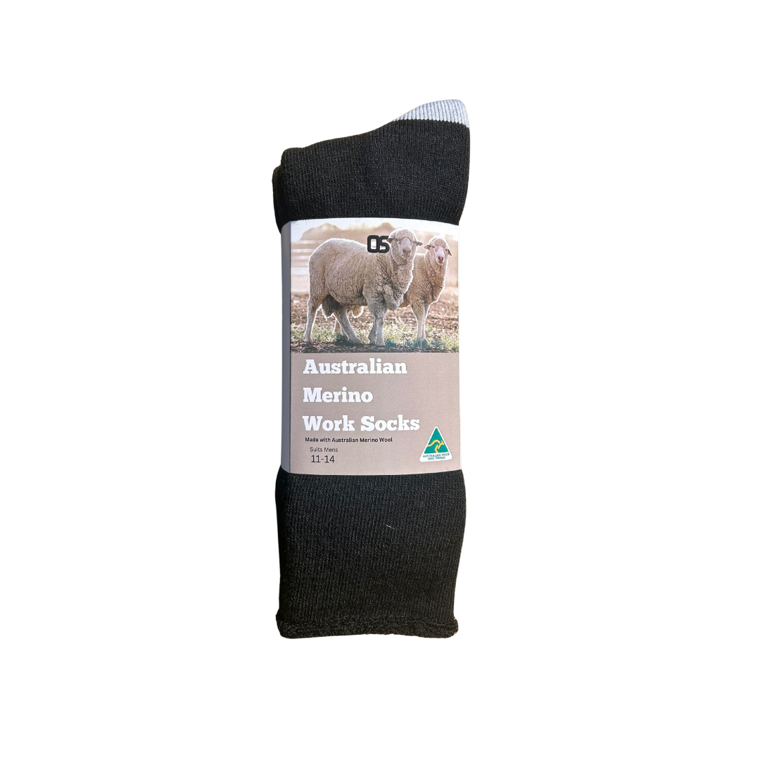 THE PIONEER - FULLY CUSHIONED MERINO WORK SOCK