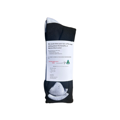 THE PIONEER - FULLY CUSHIONED MERINO WORK SOCK
