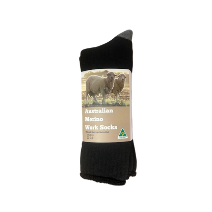 THE PIONEER - FULLY CUSHIONED MERINO WORK SOCK